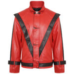 Red Leather Jacket Inspired by Michael Jackson